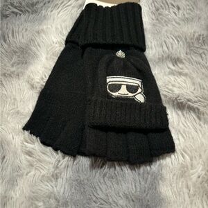 Karl Lagerfeld Paris: Touchscreen Fingerless Gloves